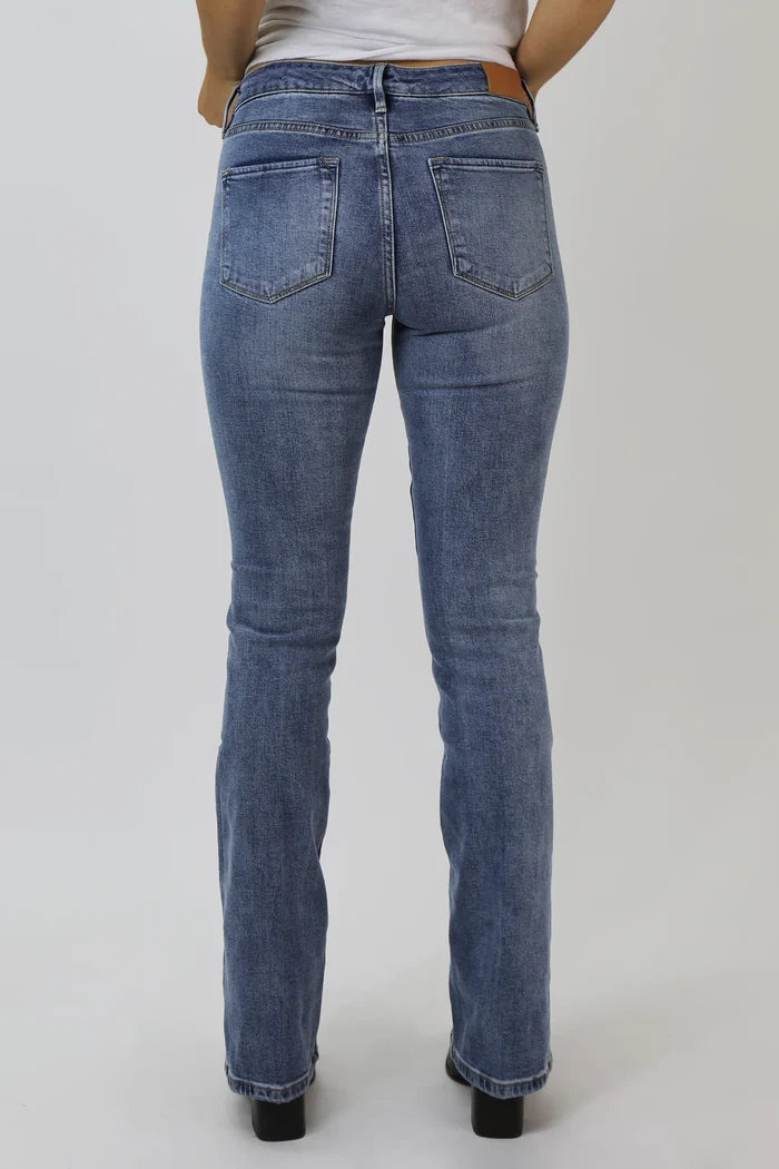 DEAR JOHN DENIM JAXTYN HIGH RISE BOOTCUT JEANS WAIKIKI