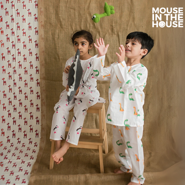 Dino Friends- Unisex Nightdress