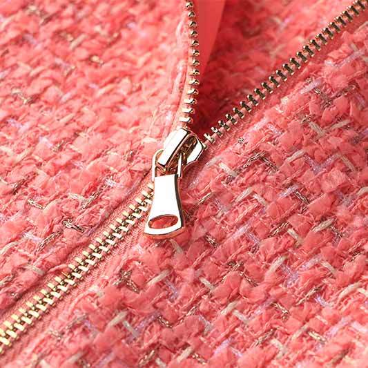 Double Breasted Gold Button Blazer Dress Sleeveless Coral Blazer Mini Dresses