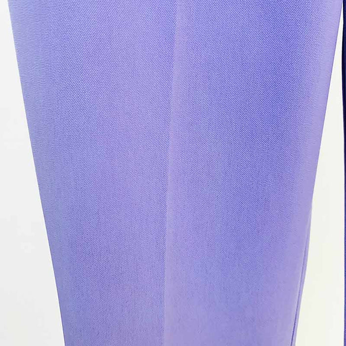 Elastic Waisted Skinny Formal Pants with Pocket Colour Pencil Pants
