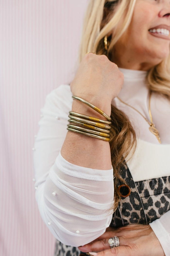 Etoile All Weather Bangles (Set Of 6) In Serenity Prayer - Macoma Boutique310 Accessories/Jewelry