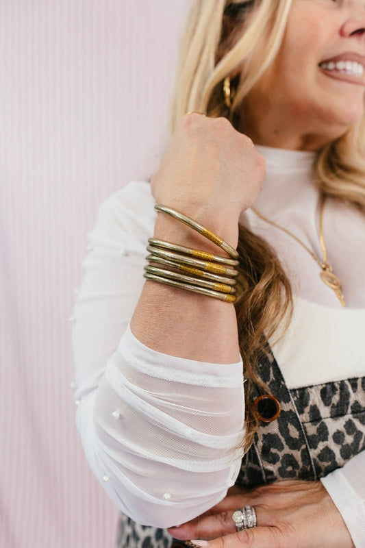 Etoile All Weather Bangles (Set Of 6) In Serenity Prayer - Macoma Boutique310 Accessories/Jewelry
