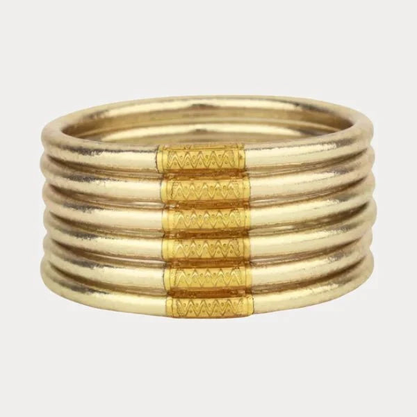 Etoile All Weather Bangles (Set Of 6) In Serenity Prayer - Macoma Boutique310 Accessories/Jewelry