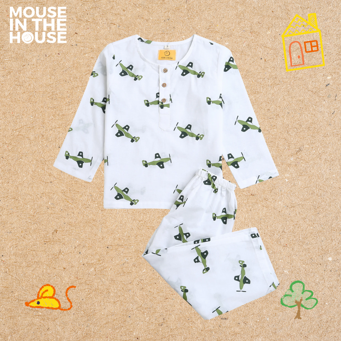 Fighter Plane- Unisex Nightwear