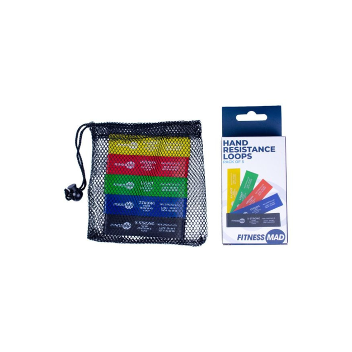 Fitness Mad Hand Resistance Loops (set of5)