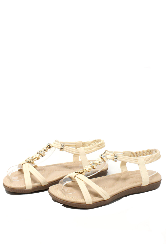 Floral and Gem Sandal