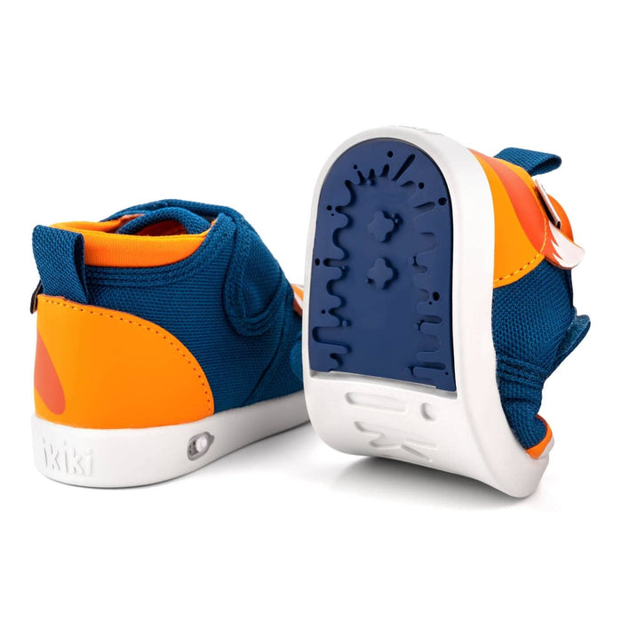 Fox Squeaky Toddler Shoes | Deep Blue Squeaky Shoes ikiki® Shoes