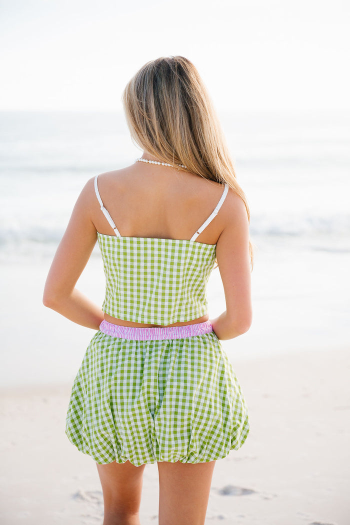 Ginger Bubble Skirt - Melon
