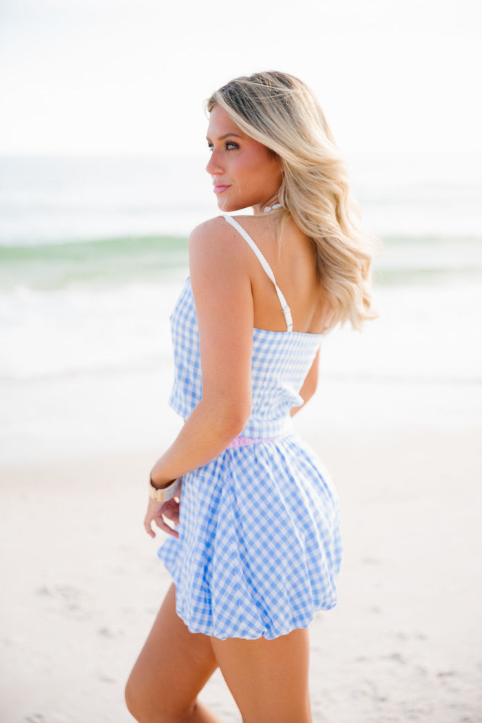 Ginger Bubble Skirt - Poolside