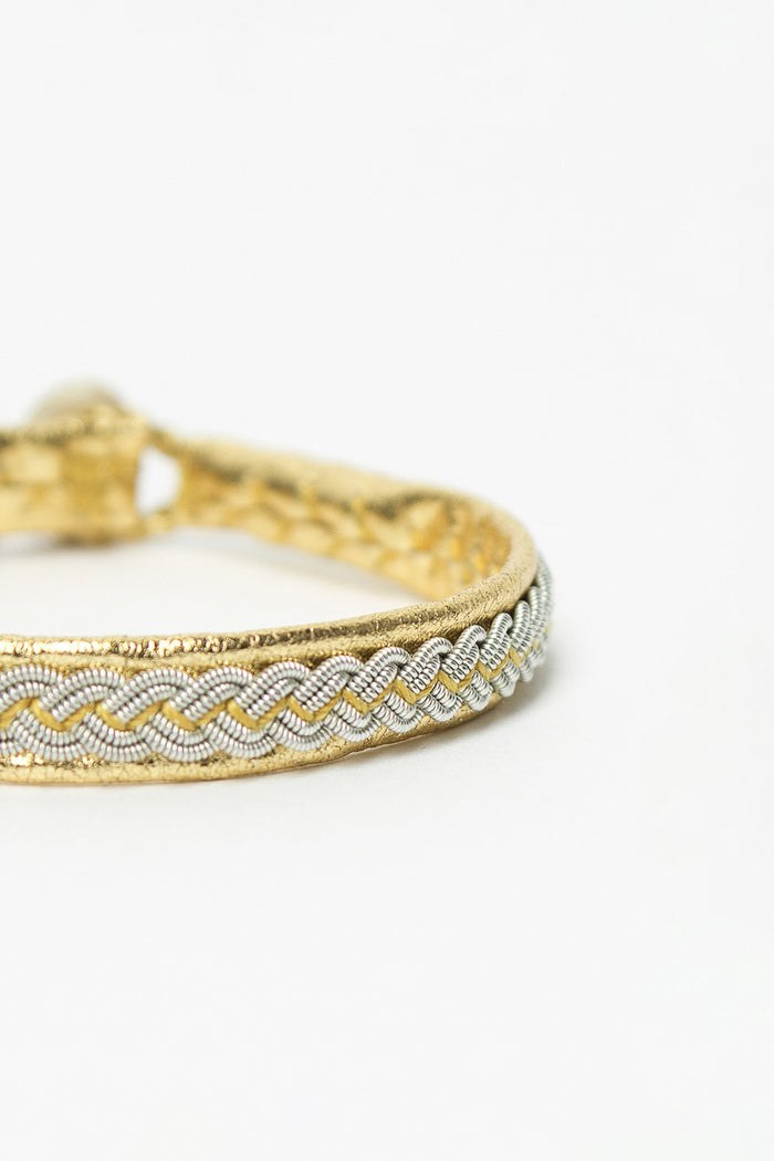 Gold/Gold Hide A Bracelet 1