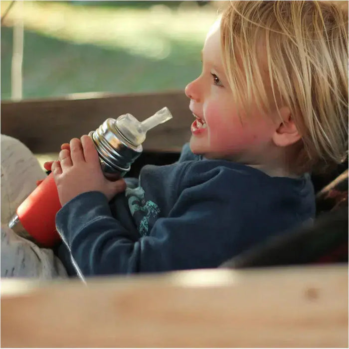 Gourde à paille Free Inox 325ml Pura - Lilinappy