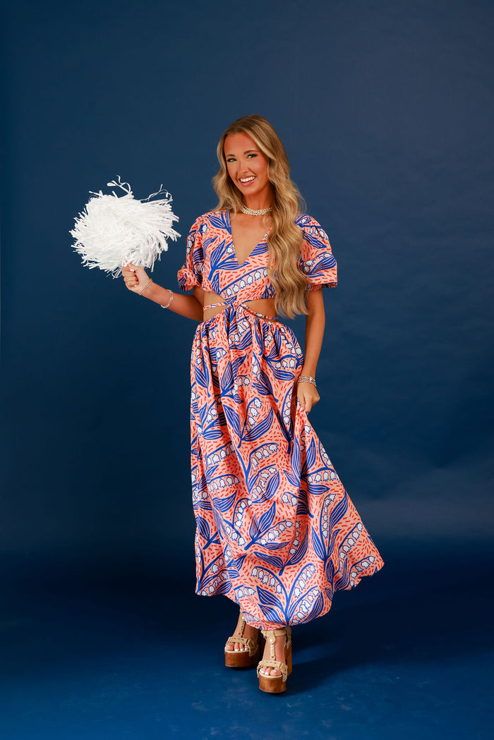 Griffin Dress - Orange Crush