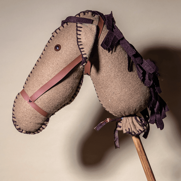 Handcrafted Hobby Horse | Pretend Play - Bombay Toy Company