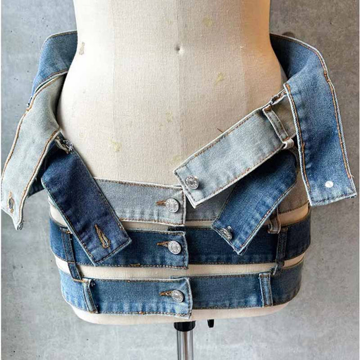 Hollow Out Mini Skirt for Ladies