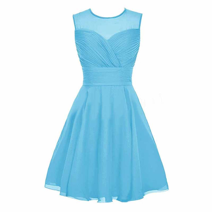 Homecoming Dress Short Prom Dresses Chiffon A-Line Junior Prom Dress