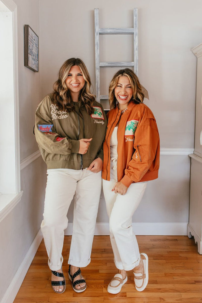 Howdy Honey Jacket In Burnt Orange - Macoma Boutique240 Jackets/Blazers