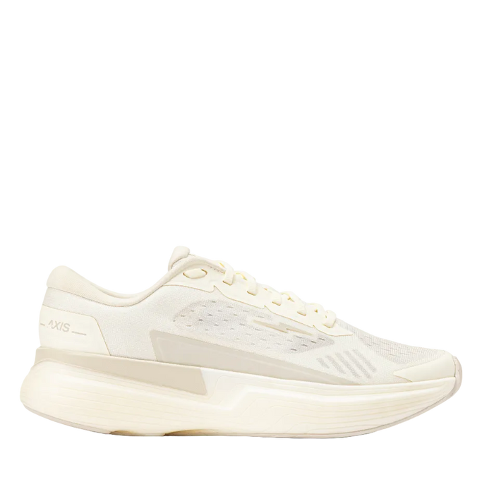 Hylo Unisex Axis Running Shoes in Undyed/Pebble, side view