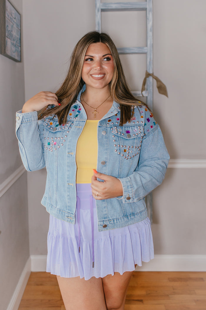 Jewel Box Denim Jacket - Reg & Curvy