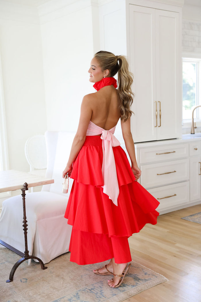 Julia Maxi Dress - Red