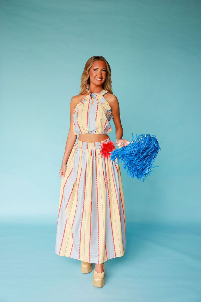 Juno Set - Blue Stripe
