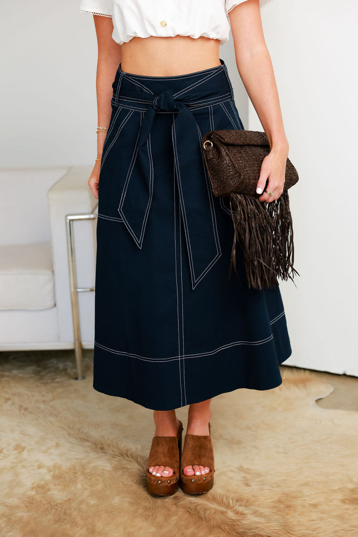 Kaylee Skirt - Navy
