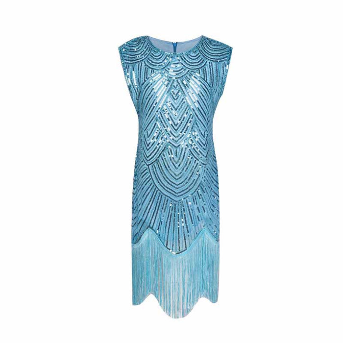 Kid's Dazzling Flapper Costume Sequin Short Prom Dress