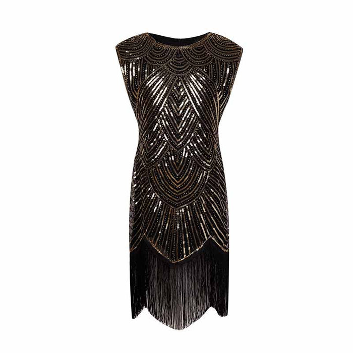 Kid's Dazzling Flapper Costume Sequin Short Prom Dress