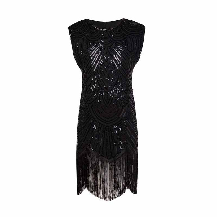 Kid's Dazzling Flapper Costume Sequin Short Prom Dress