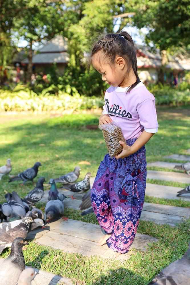 KIDS FLORAL HAREM PANTS - Lannaclothesdesign Shop