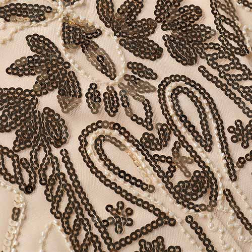 Kid's Fringed Flapper Dress Sequin Short Gala Dress