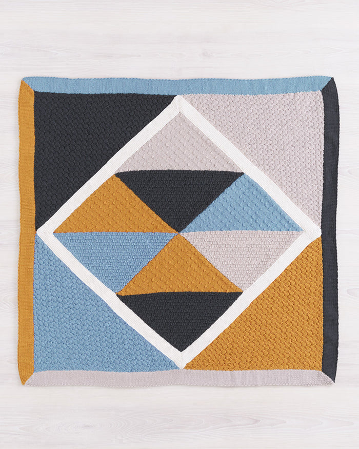 Knitting Pattern — Geometric Throw
