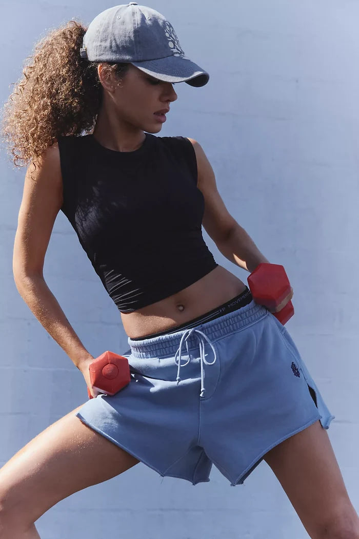 Knockout Shorts - Dark Slate  FREE PEOPLE