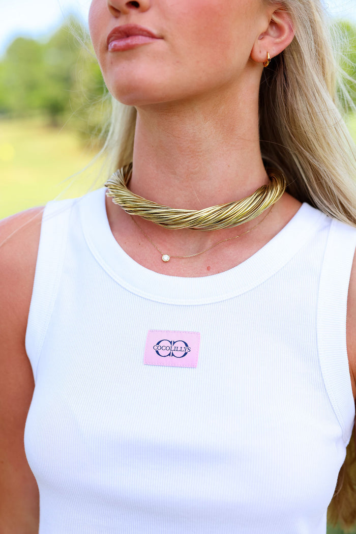 Leatherette Strand Necklace