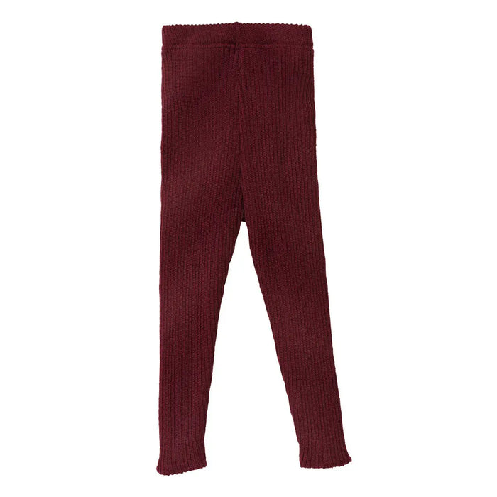 Leggings bébé en laine mérinos Disana - Cassis