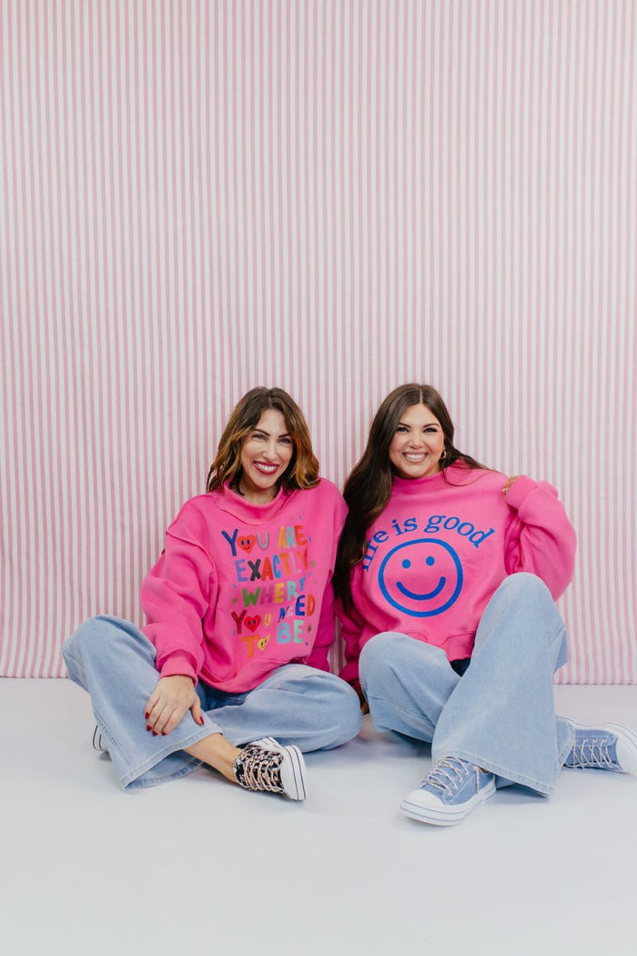 Life Is Good Reversible Pullover - Macoma Boutique130 Sweaters