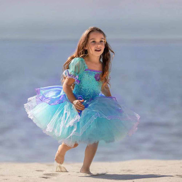 Little Girl Mermaid Dress Tutu Cosplay Party Dress