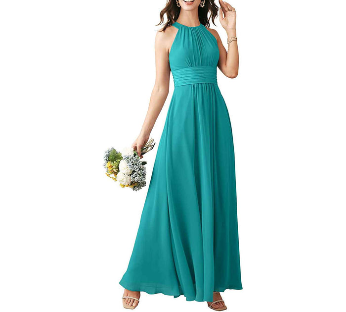 Long Chiffon Bridesmaid Dresses Wedding Party Prom Special Occasion