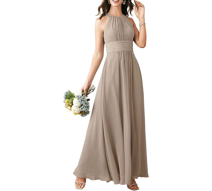 Long Chiffon Bridesmaid Dresses Wedding Party Prom Special Occasion