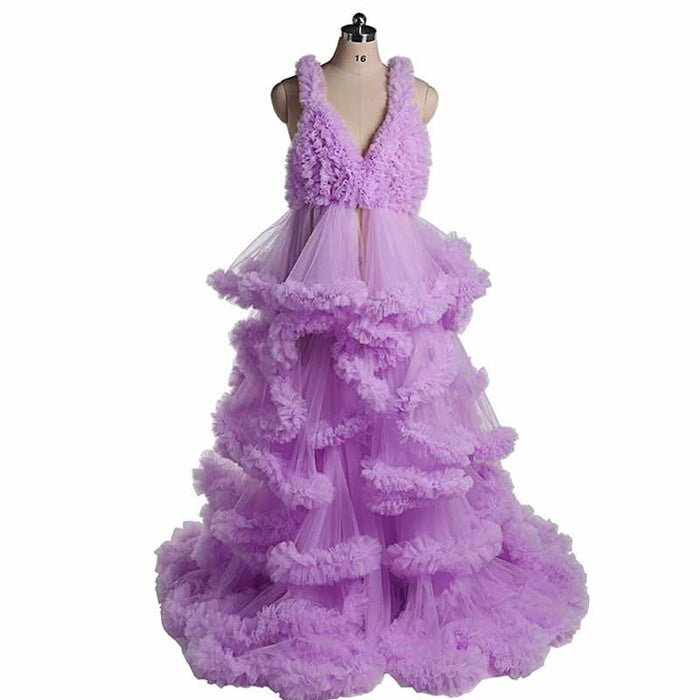 Long pleated dresses ladies custom maternity dresses