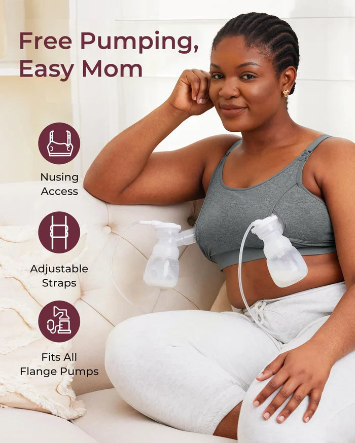 L'original : Notre soutien-gorge de base pour l'allaitement et le pompage (2 packs)