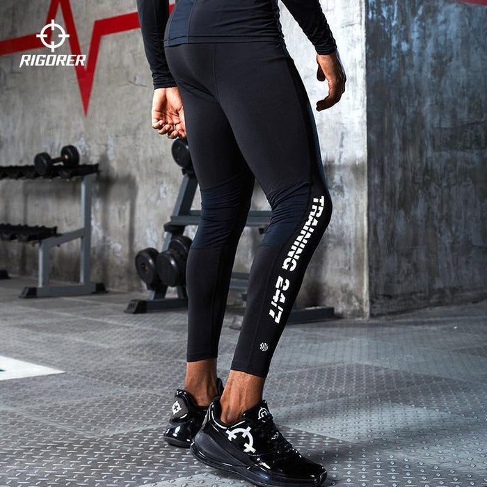 Compression Bottons Polyester and Spandex Knitted Fabric Active - Rigorer Official Flagship Store