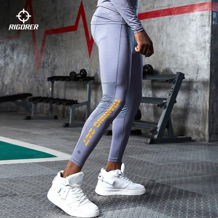 Compression Bottons Polyester and Spandex Knitted Fabric Active - Rigorer Official Flagship Store