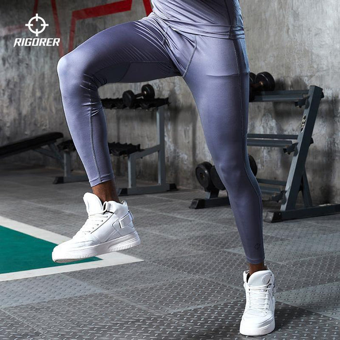 Compression Bottons Polyester and Spandex Knitted Fabric Active - Rigorer Official Flagship Store