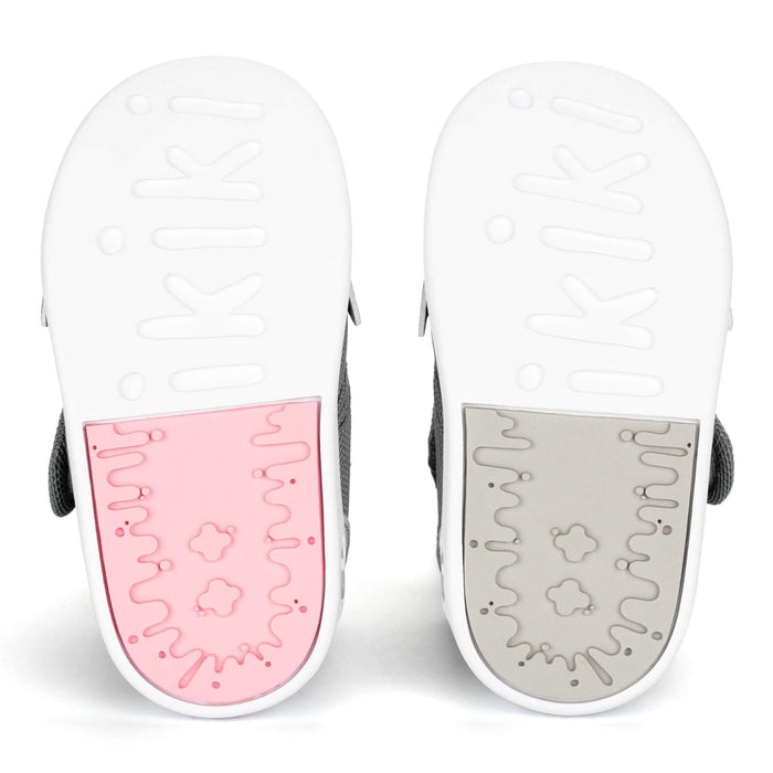 Mo Willems' Elephant Gerald Squeaky Toddler Shoes | Gray Squeaky Shoes ikiki® Shoes