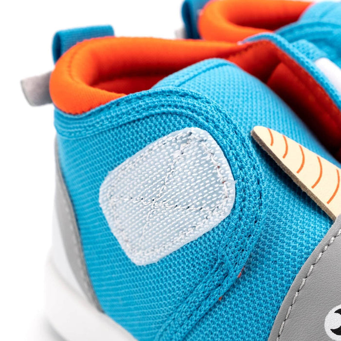 Narwhal Squeaky Toddler Shoes | Blue Squeaky Shoes ikiki® Shoes
