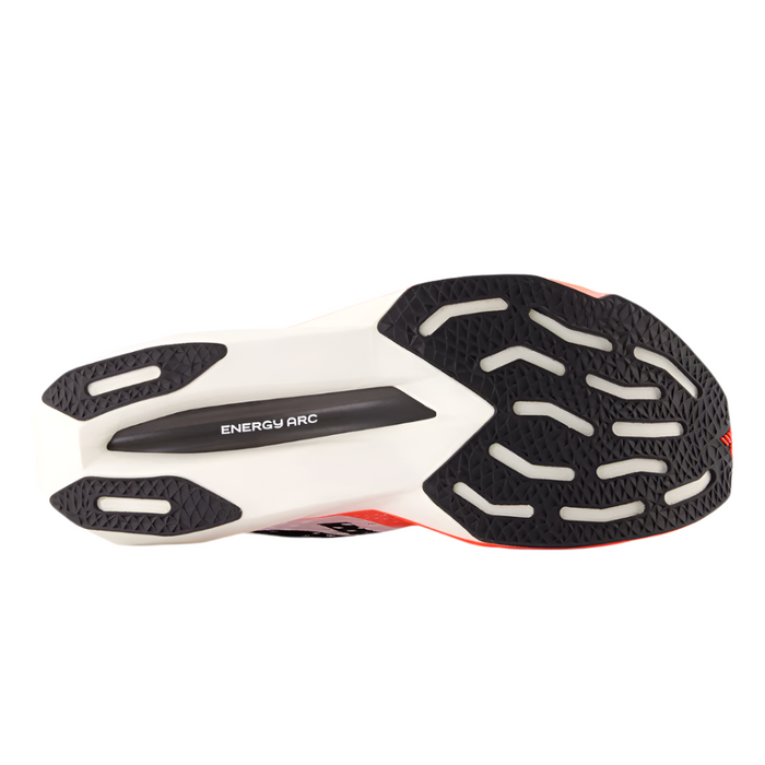 New Balance Men's Fuelcell Supercomp Pacer v2 Running Shoes in Urgent Red/White/Black AW25