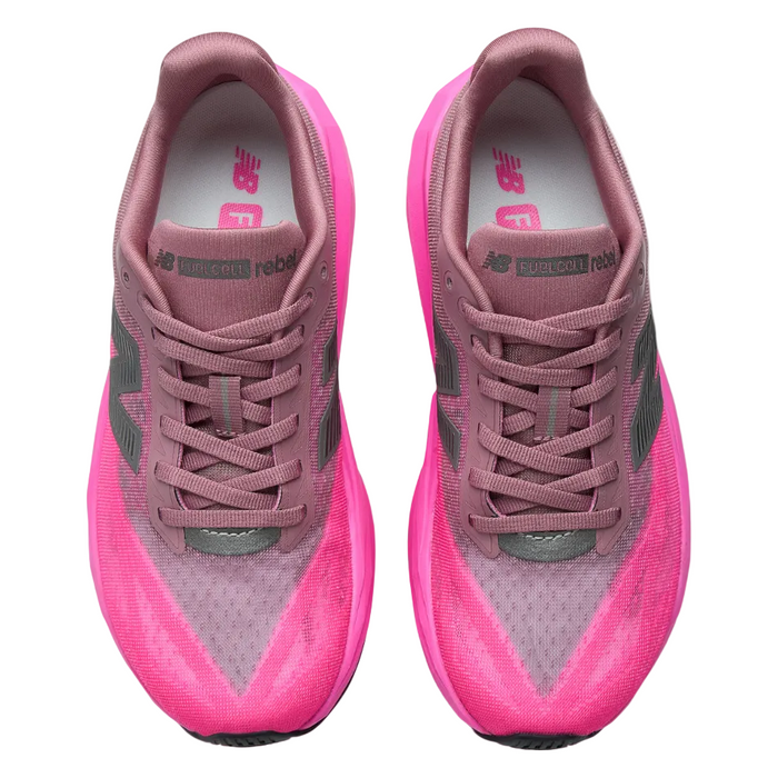 New Balance Women's FuelCell Rebel v5 Running Shoes in Pink Heat SS26
