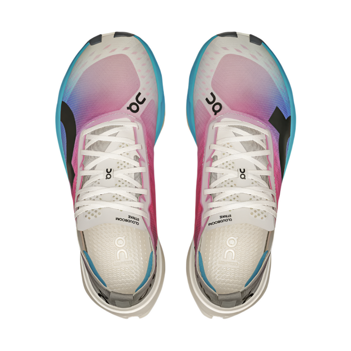 On Women's Cloudboom Strike Running Shoes in White/Horizon AW25
