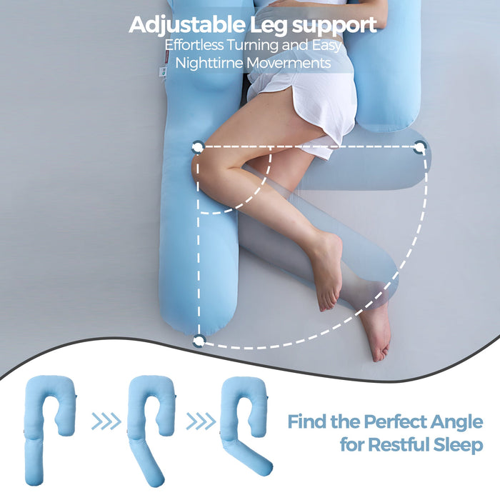 Oreiller de grossesse rafraîchissant et confortable Momcozy