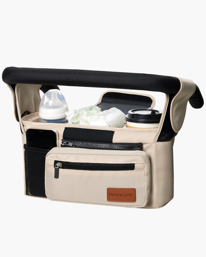 Organisateur de Poussette Momcozy – Porte-gobelet Tout-en-Un et pour Poussettes d’Animaux
